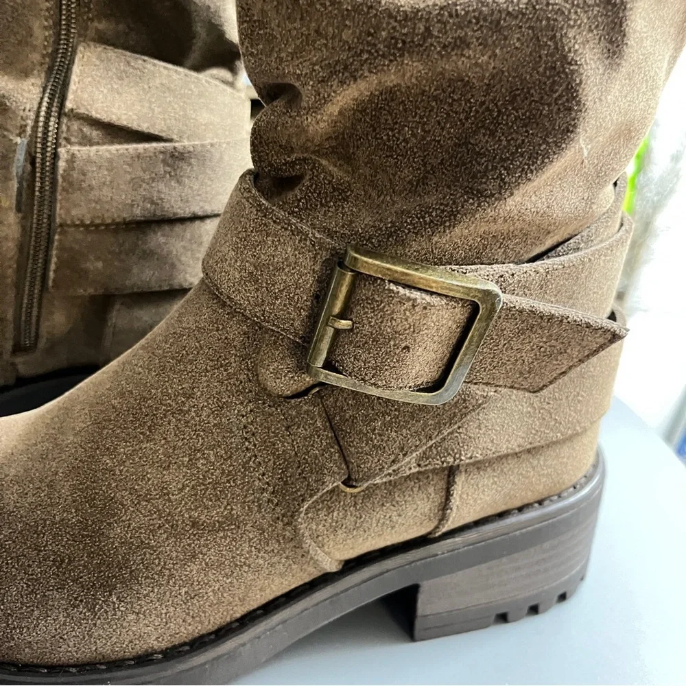 Carlos by Carlos Santana Brown Over the Knee Sabina Boots